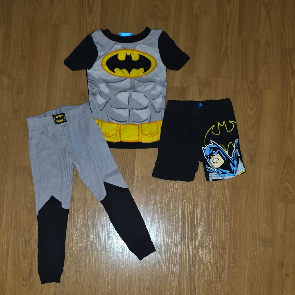 Batman Kids Costume Set - Black, Gray, and Yellow